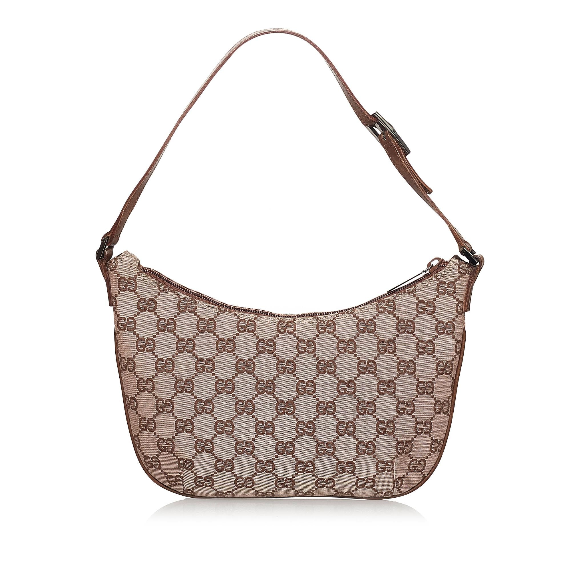 Gucci Gucci Canvas Baguette (SHG-33187)