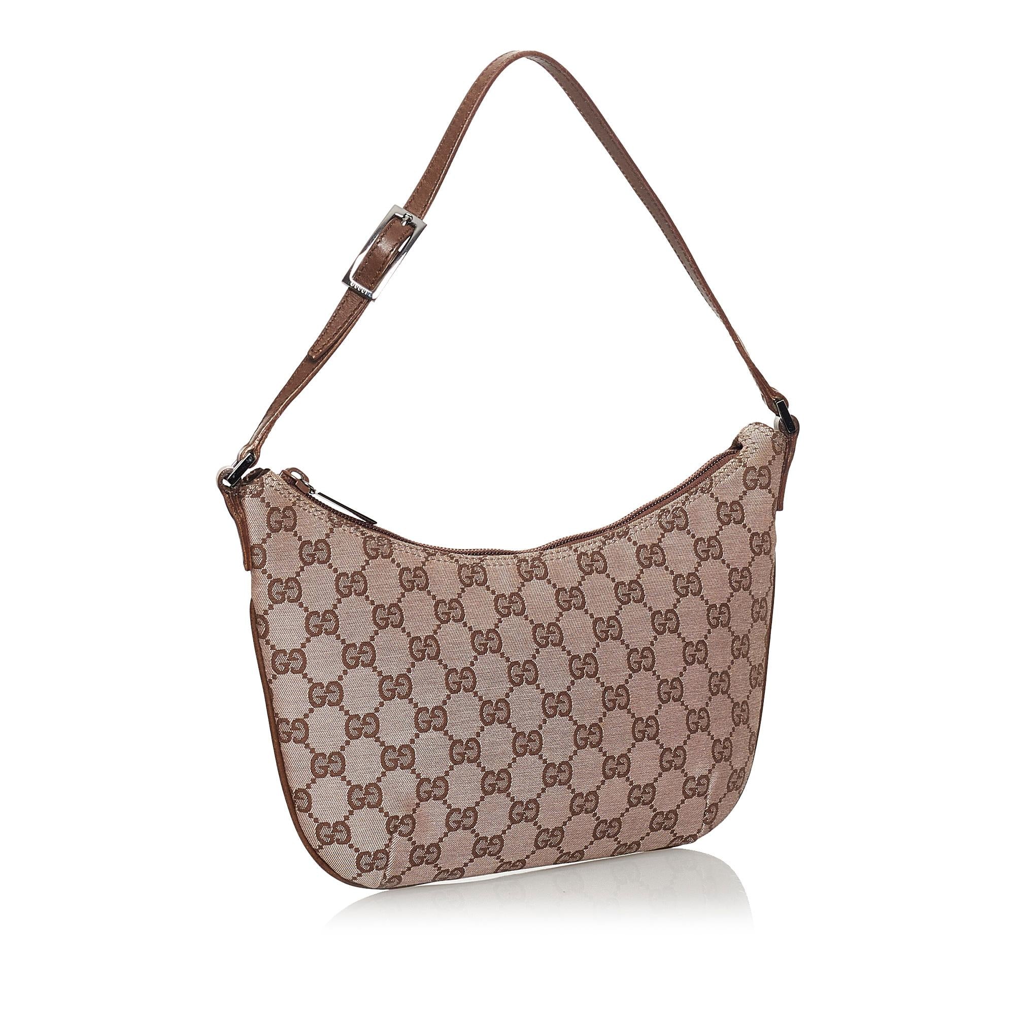 Gucci Gucci Canvas Baguette (SHG-33187)