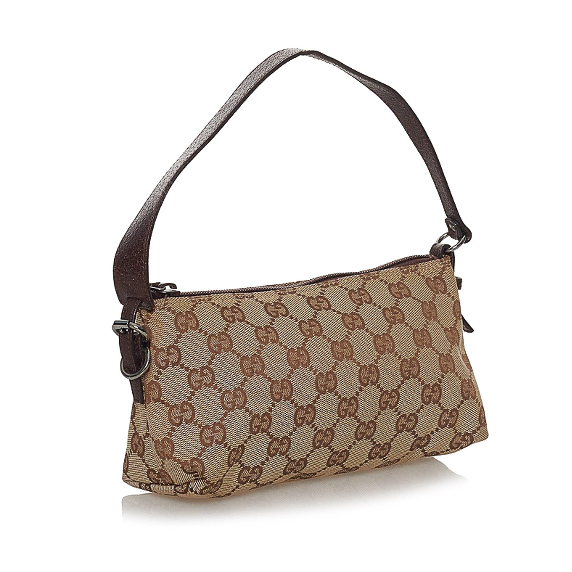 Gucci Gucci Canvas Baguette (SHG-33484)
