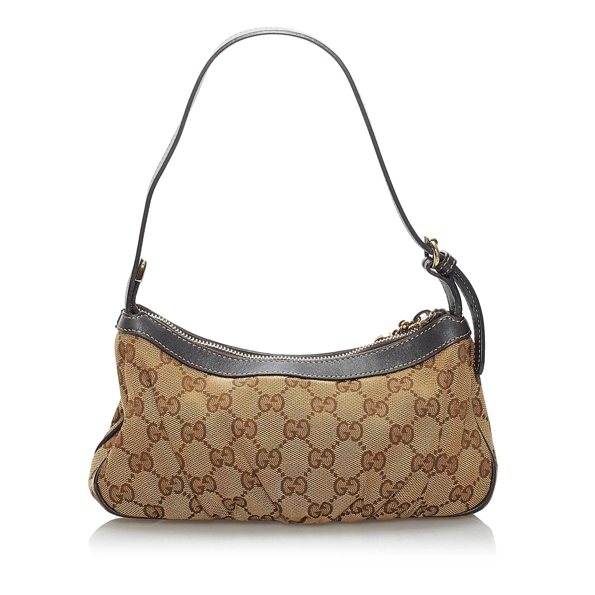 Gucci Gucci Canvas Baguette (SHG-34048)