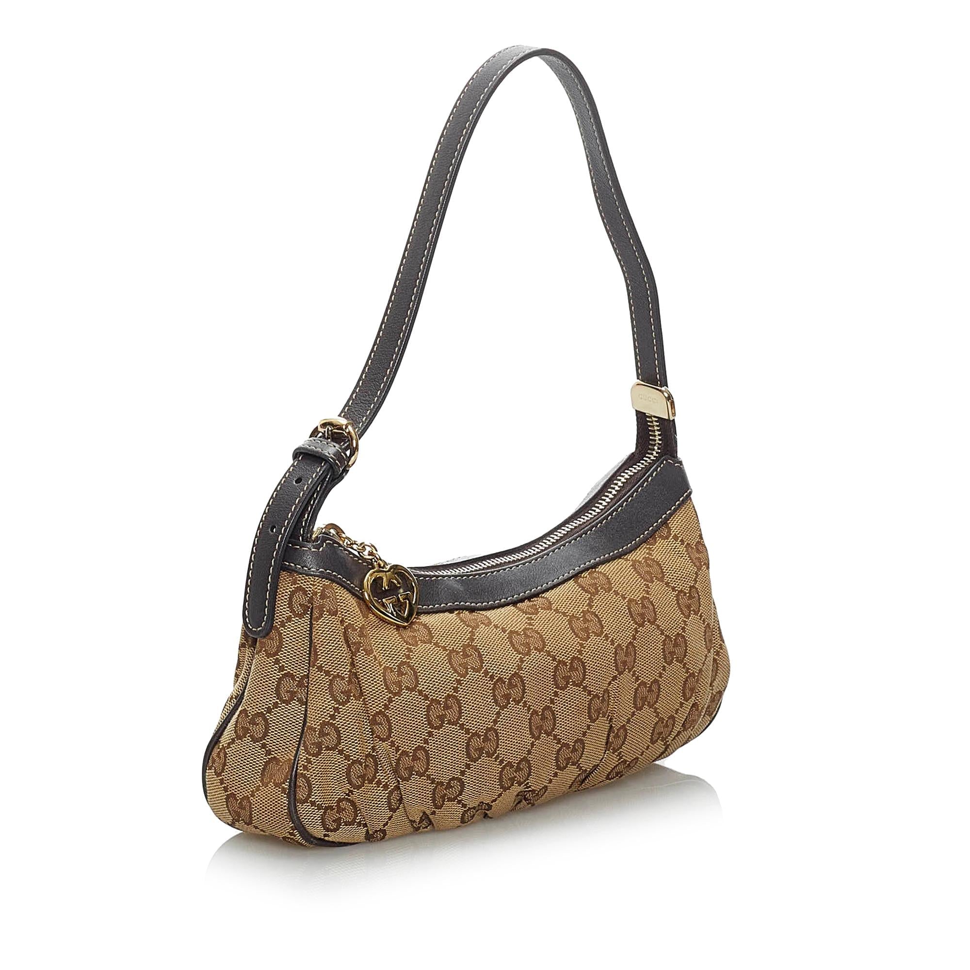 Gucci Gucci Canvas Baguette (SHG-34048)