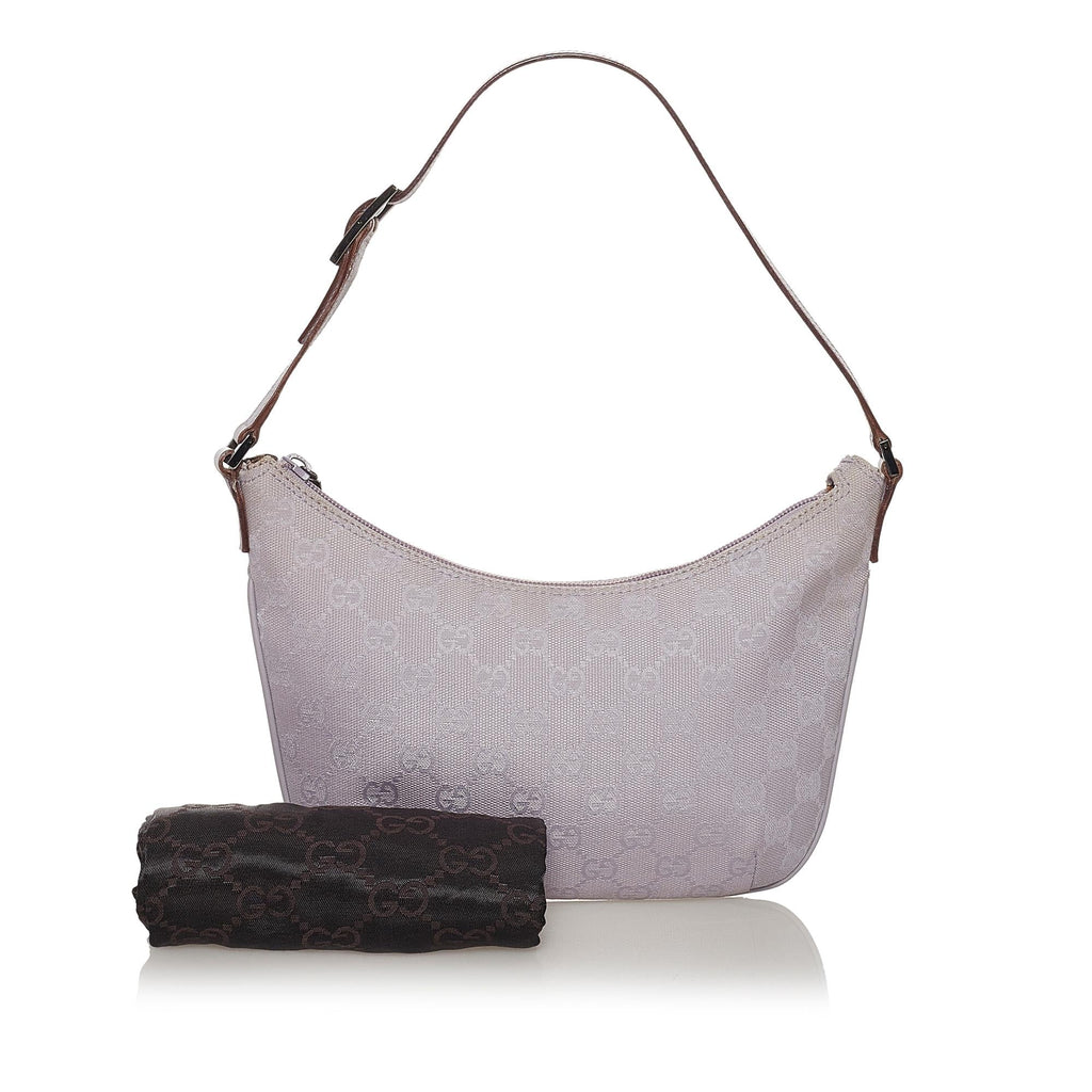 Gucci GG Canvas Baguette (SHG-34677)