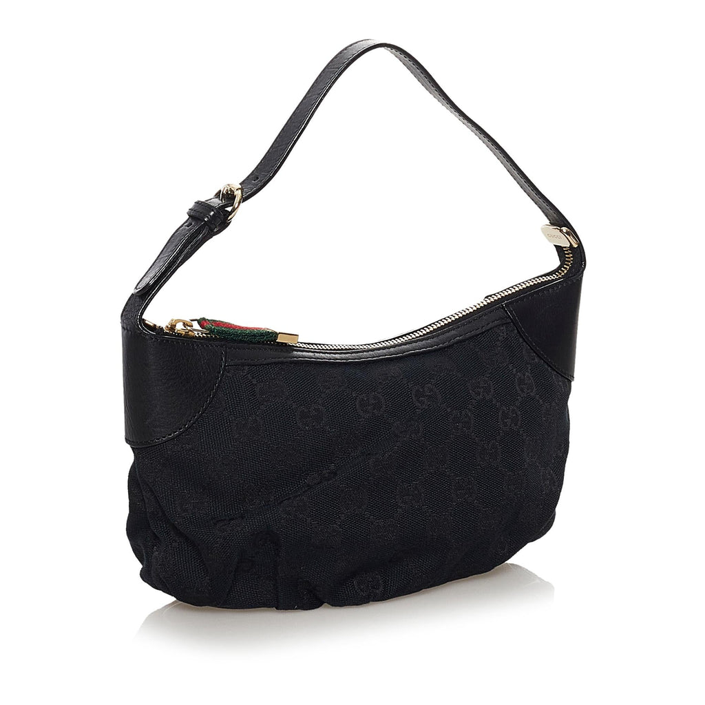 Gucci GG Canvas Baguette (SHG-34704)
