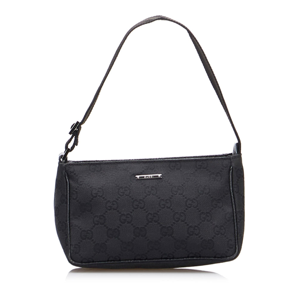 Gucci GG Canvas Baguette (SHG-aB5Twz)