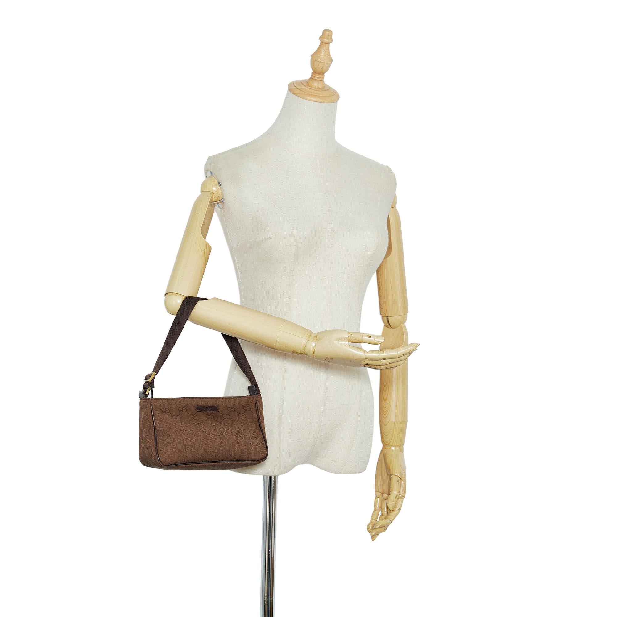 Gucci GG Canvas Baguette (SHG-5aysgm)