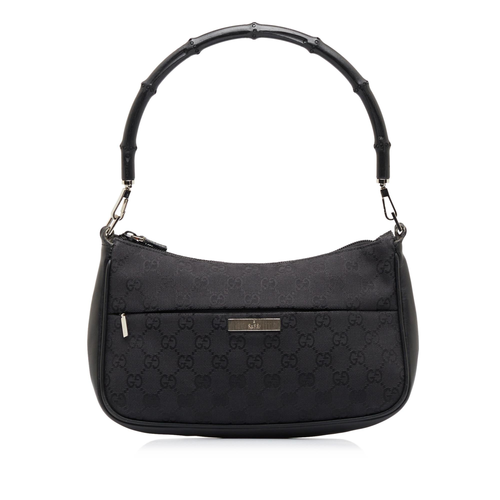 Gucci GG Canvas Bamboo Baguette (SHG-kSjf51)