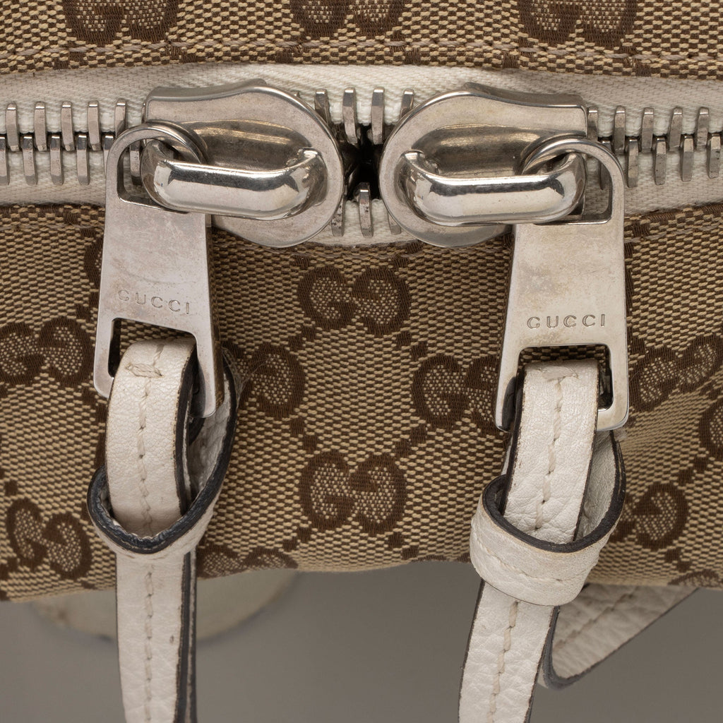 Gucci GG Canvas Bamboo Bar Large Tote (SHF-8uUHe9)
