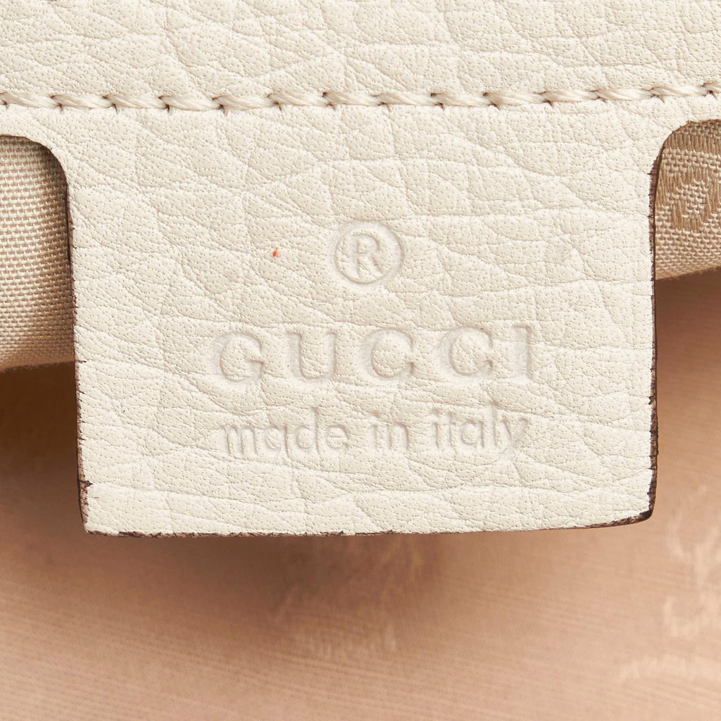Gucci GG Canvas Bamboo Bar Tote Bag (SHG-31070)