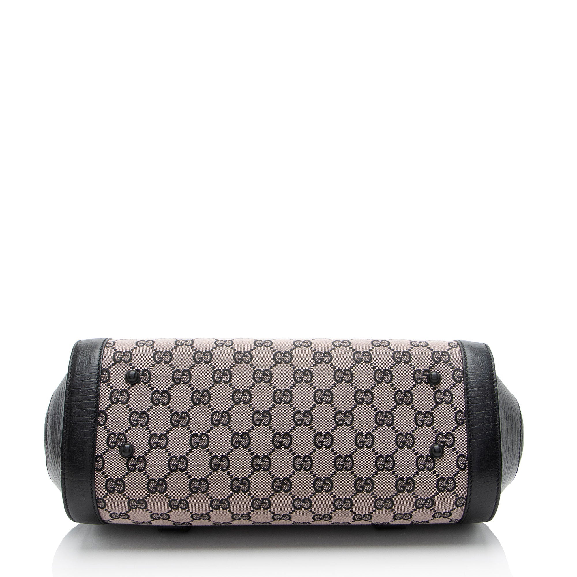 Gucci GG Canvas Bamboo Bullet Medium Satchel