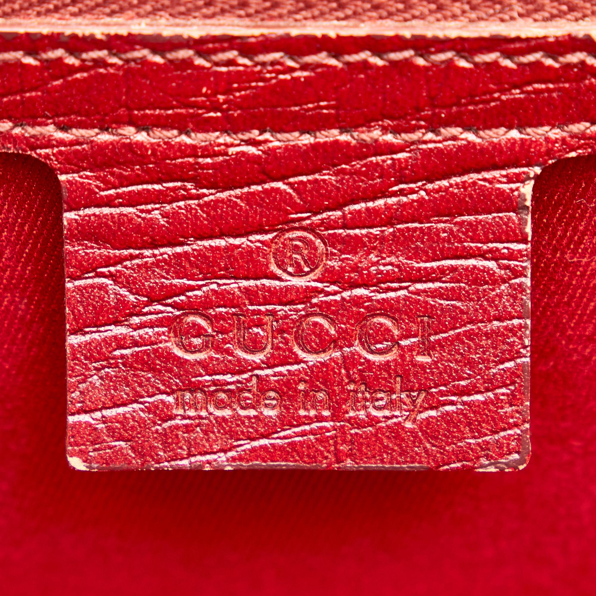 Gucci Gucci Canvas Bamboo Bullet Shoulder Bag (SHG-24915)