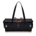 Gucci GG Canvas Bamboo Bullet Shoulder Bag (SHG-31791)