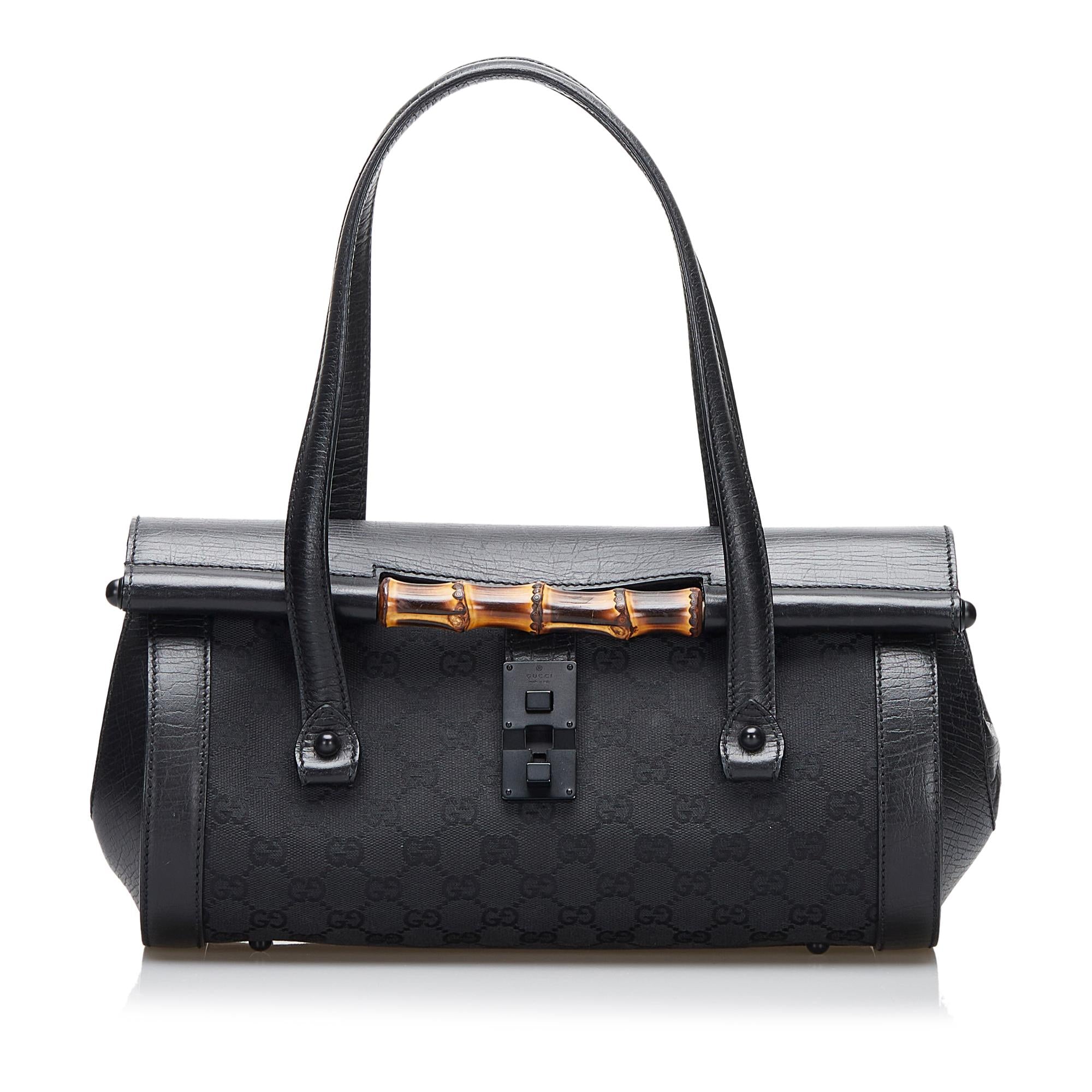 Gucci GG Canvas Bamboo Bullet (SHG-QnU4Hs)