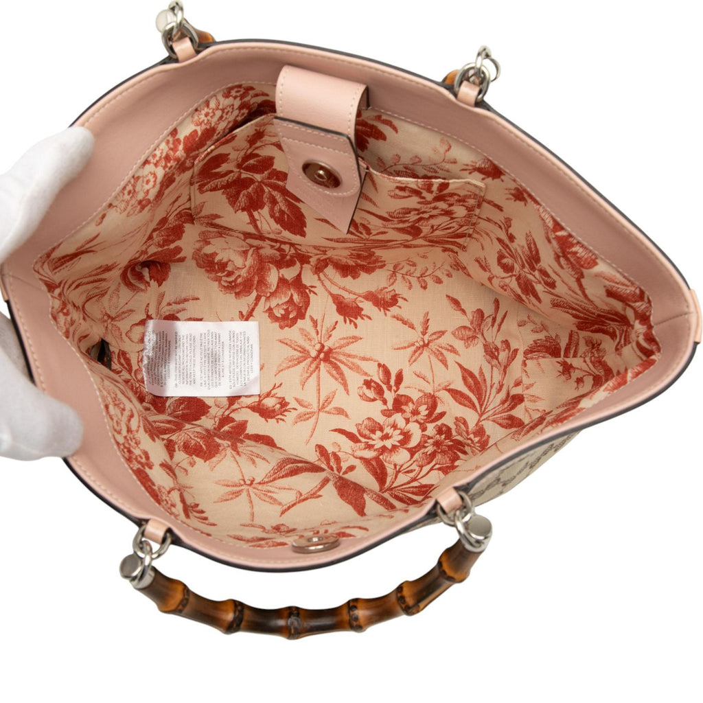 Gucci GG Canvas Bamboo ChildrLBs Tote