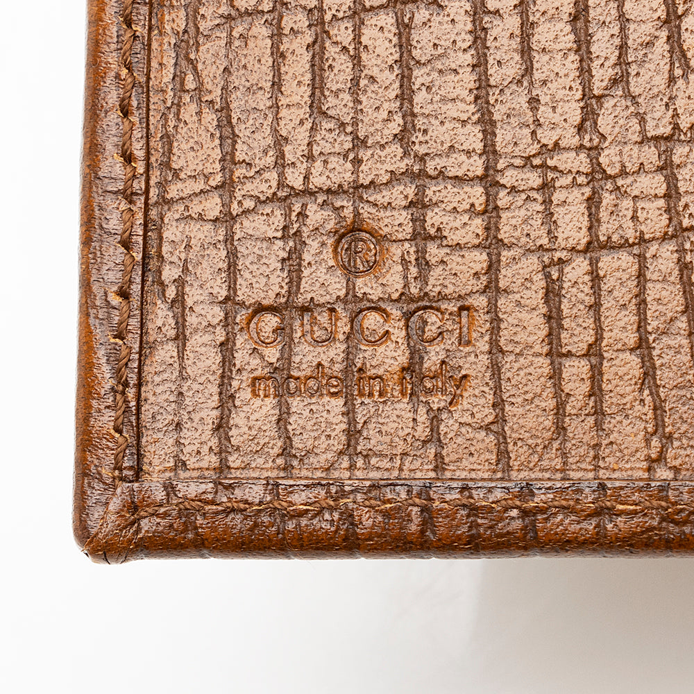 Gucci Gucci Canvas Bamboo Compact Wallet (SHF-19903)