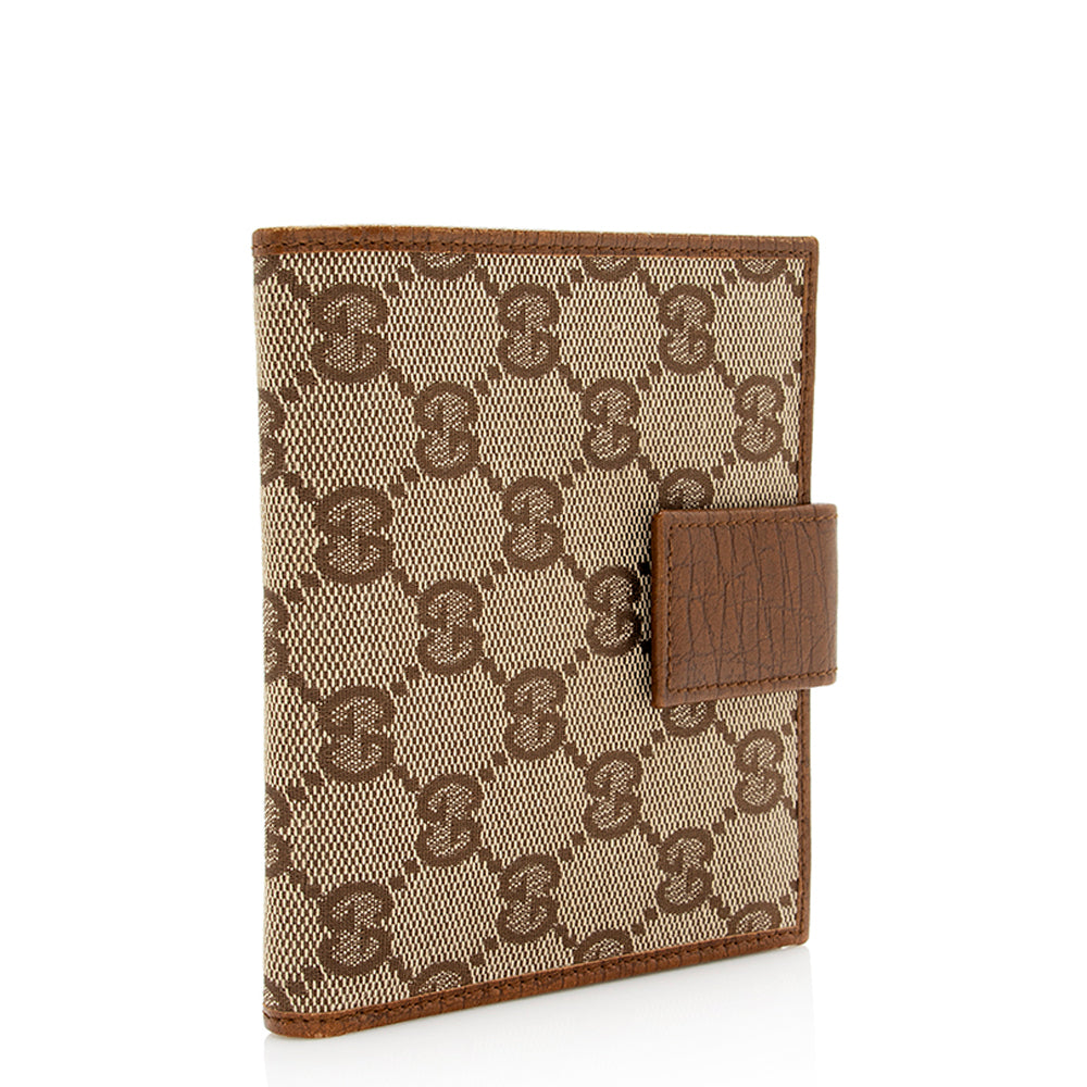 Gucci Gucci Canvas Bamboo Compact Wallet (SHF-19903)
