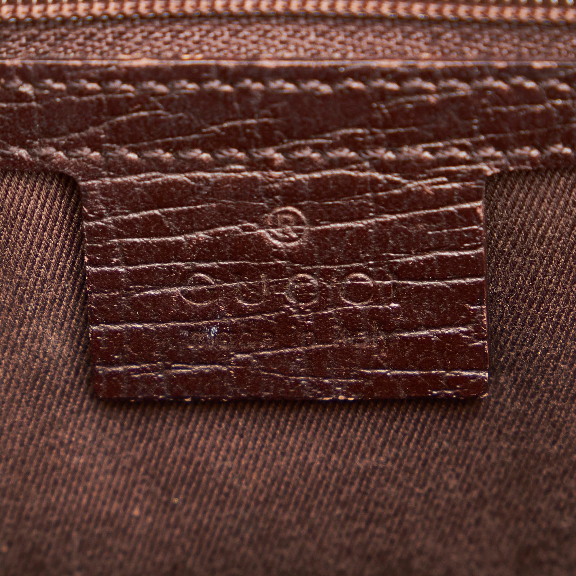 Gucci Gucci Canvas Bamboo Handbag (SHG-29813)