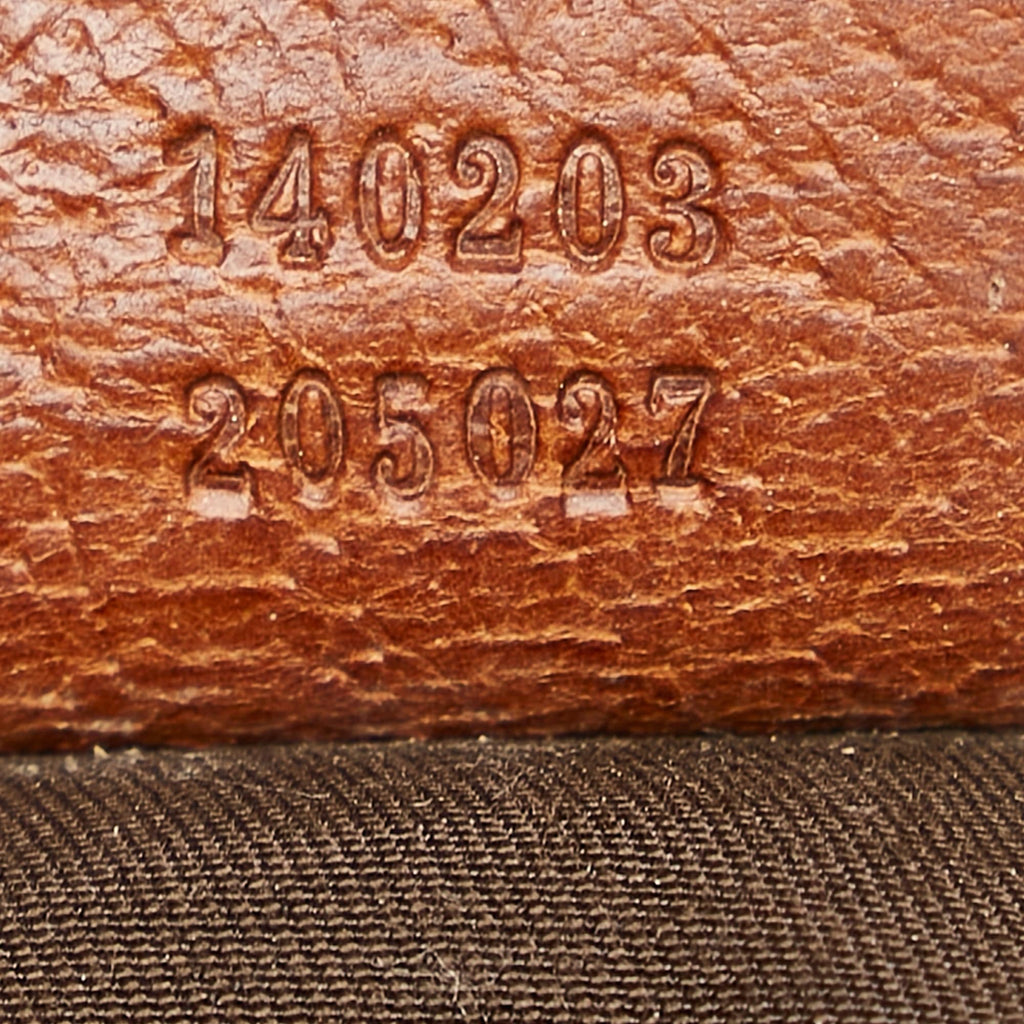 Gucci Gucci Canvas Bamboo Handbag (SHG-29861)