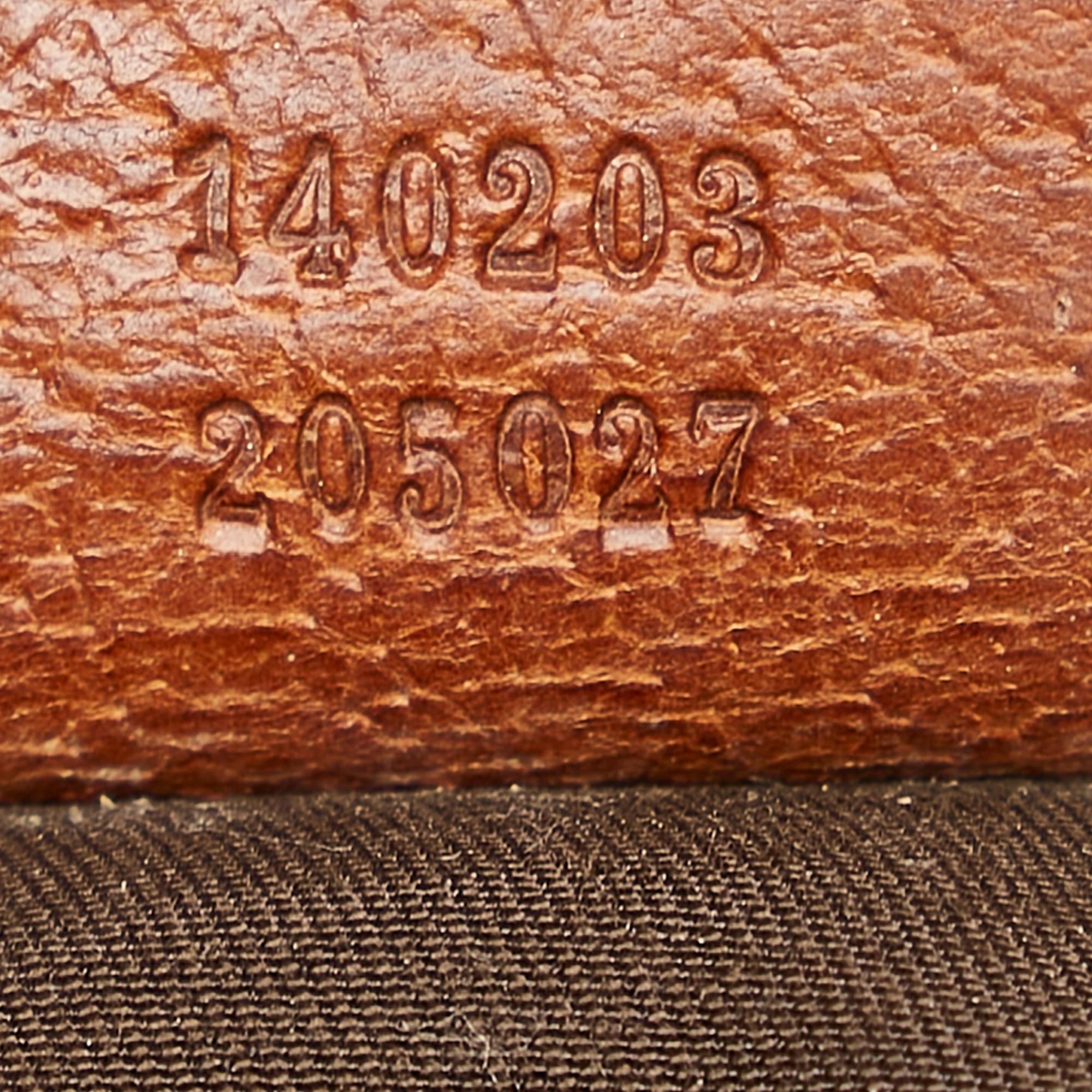Gucci Gucci Canvas Bamboo Handbag (SHG-29861)