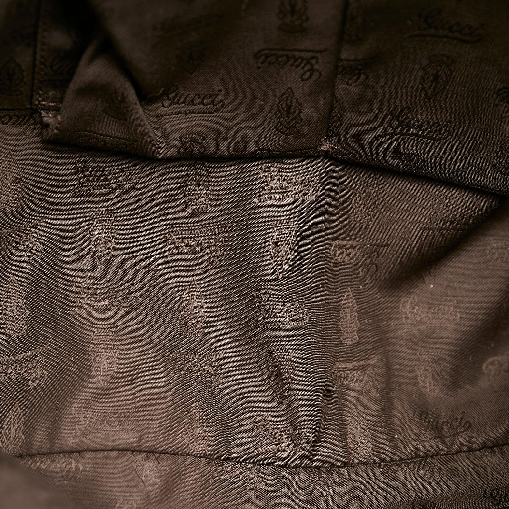 Gucci GG Canvas Bamboo Libeccio Tote Bag (SHG-28049)
