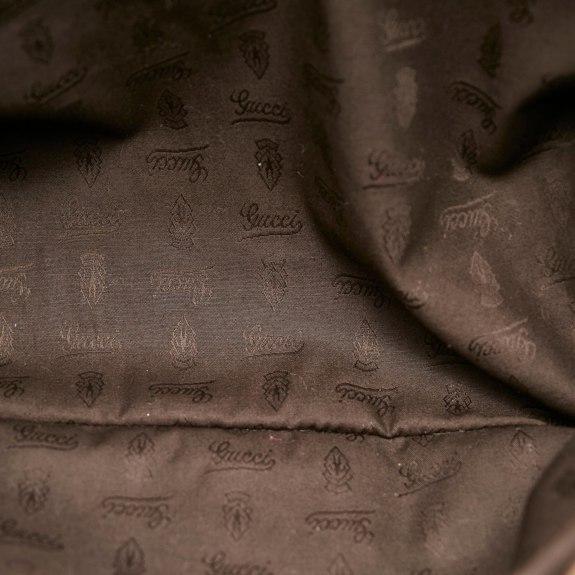 Gucci GG Canvas Bamboo Libeccio Tote Bag (SHG-28049)