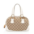 Gucci GG Canvas Bamboo Mini Satchel (SHF-yKtYU5)