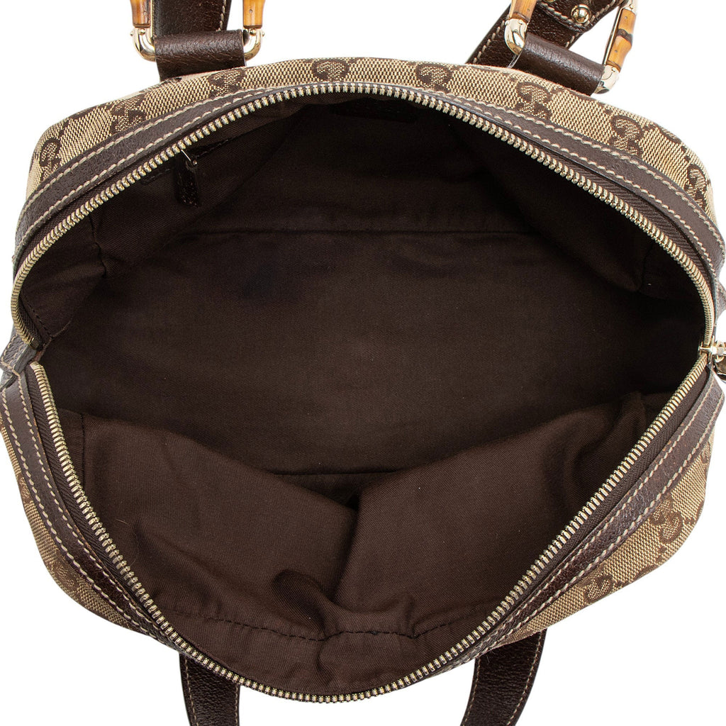 Gucci GG Canvas Bamboo Mini Satchel