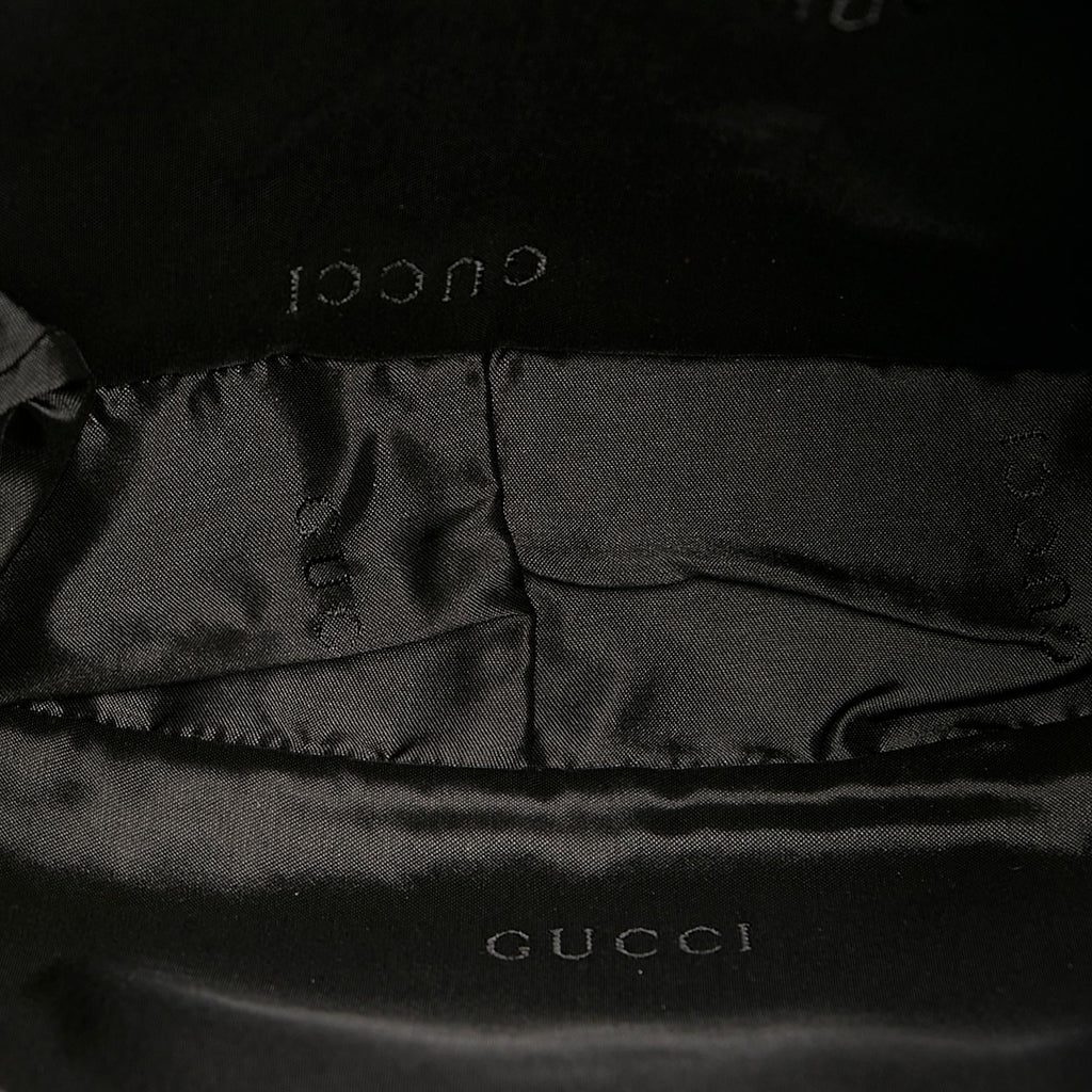Gucci GG Canvas Bamboo Satchel (SHG-35630)