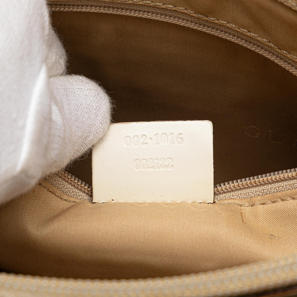 Gucci GG Canvas Bamboo Satchel