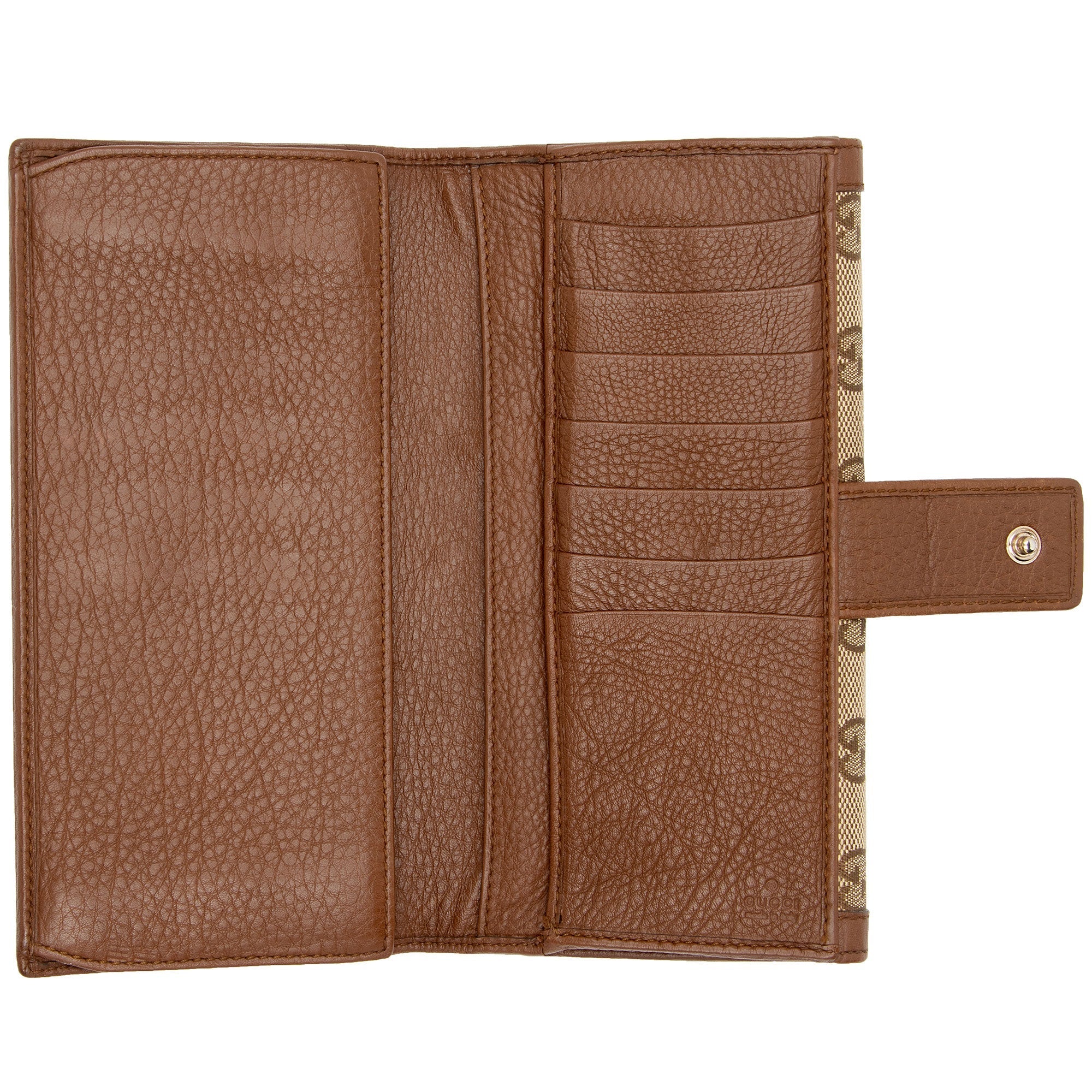 Gucci GG Canvas Bamboo Tassel Bella Continental Wallet (SHF-vi2afV)