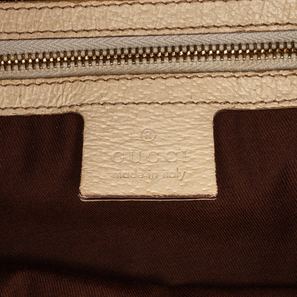 Gucci GG Canvas Bamboo Tote Bag (SHG-J7IVAF)