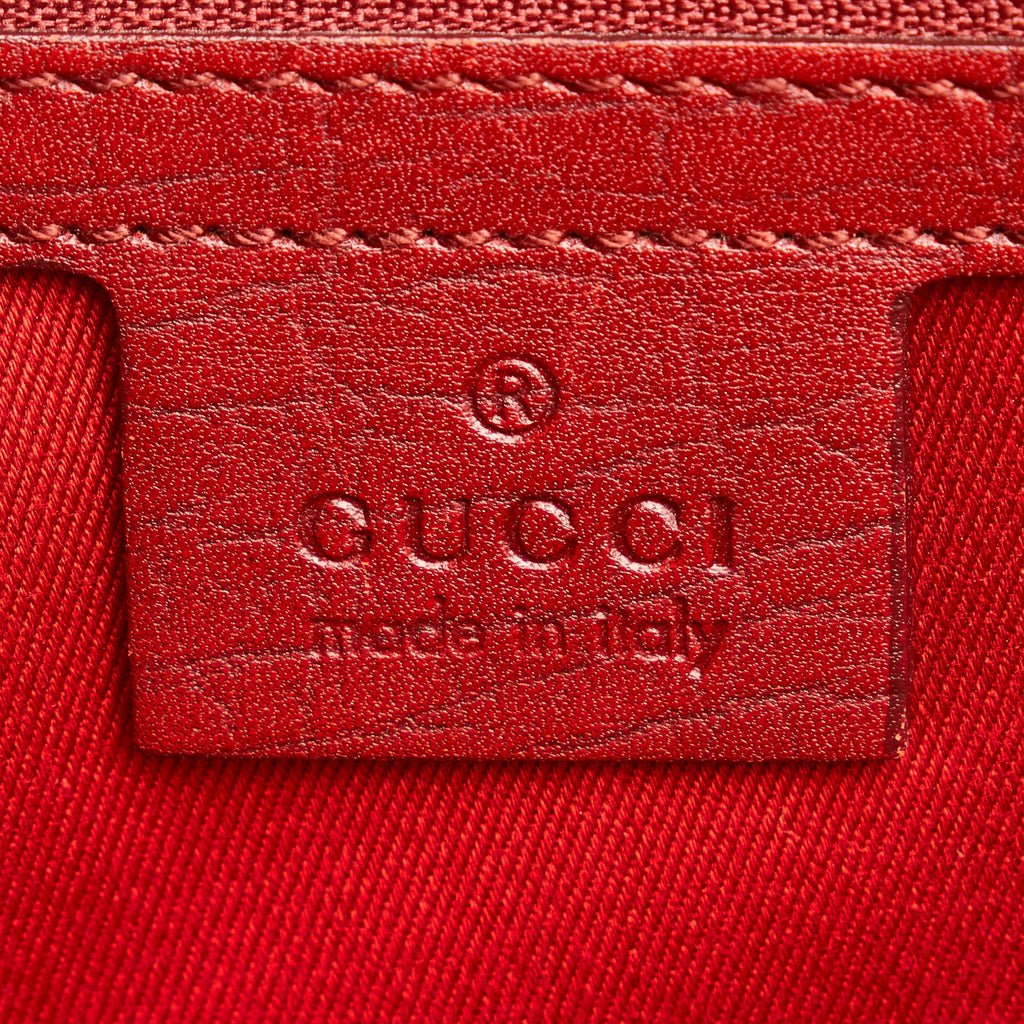 Gucci GG Canvas Bamboo Tote (SHG-31064)