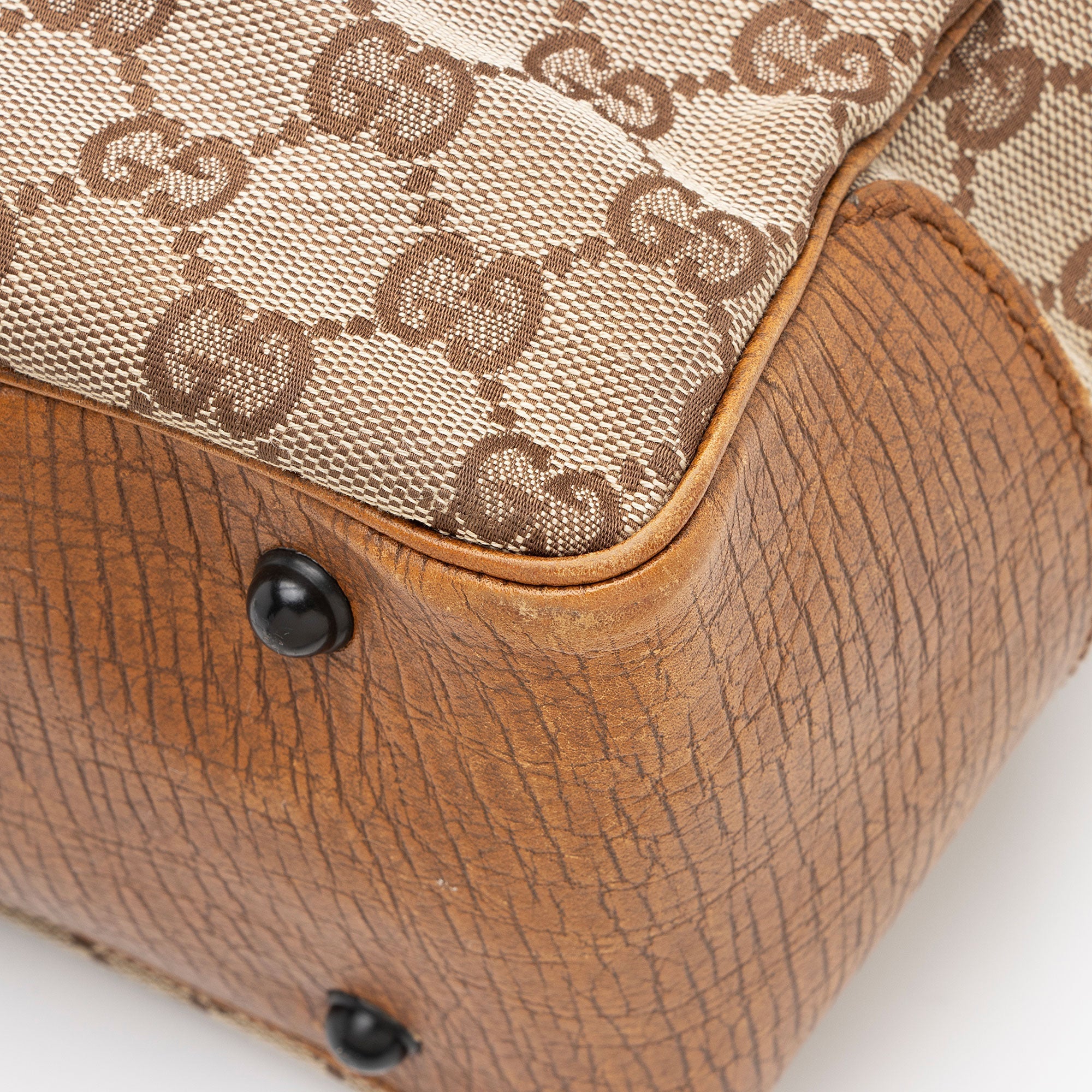 Gucci GG Canvas Bamboo Tote (SHF-CF73dz)