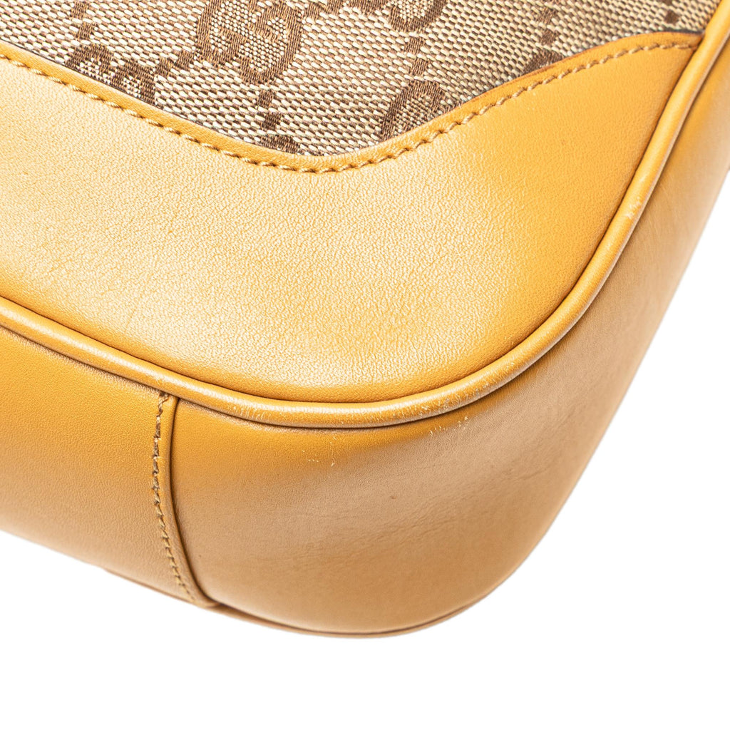 Gucci GG Canvas Bamboo Web Satchel