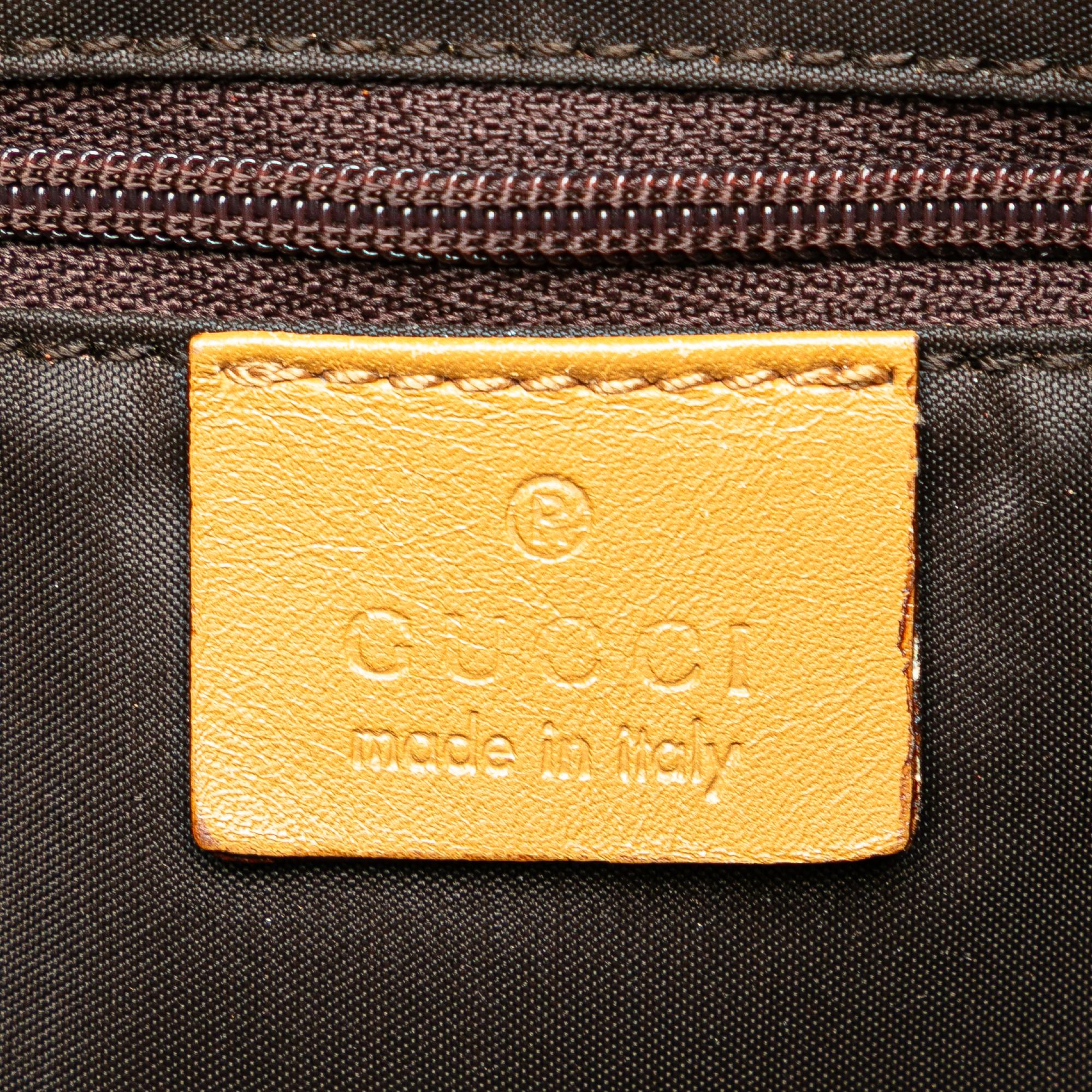 Gucci GG Canvas Bamboo Web Satchel