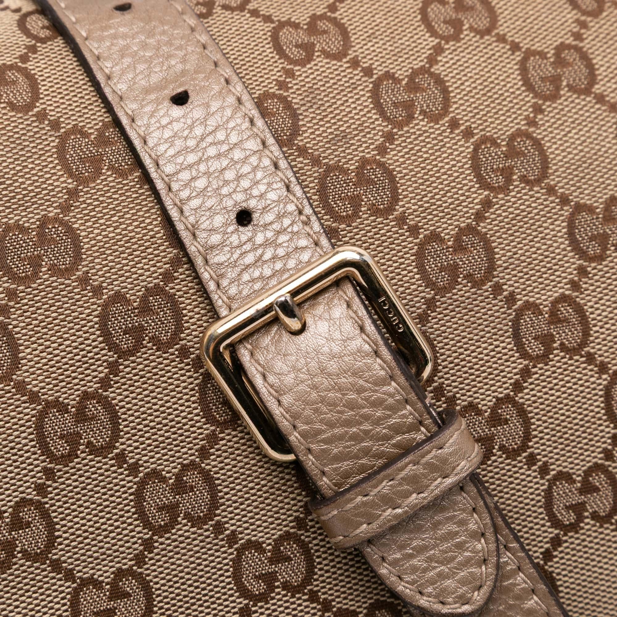 Gucci GG Canvas Bella Flap Satchel