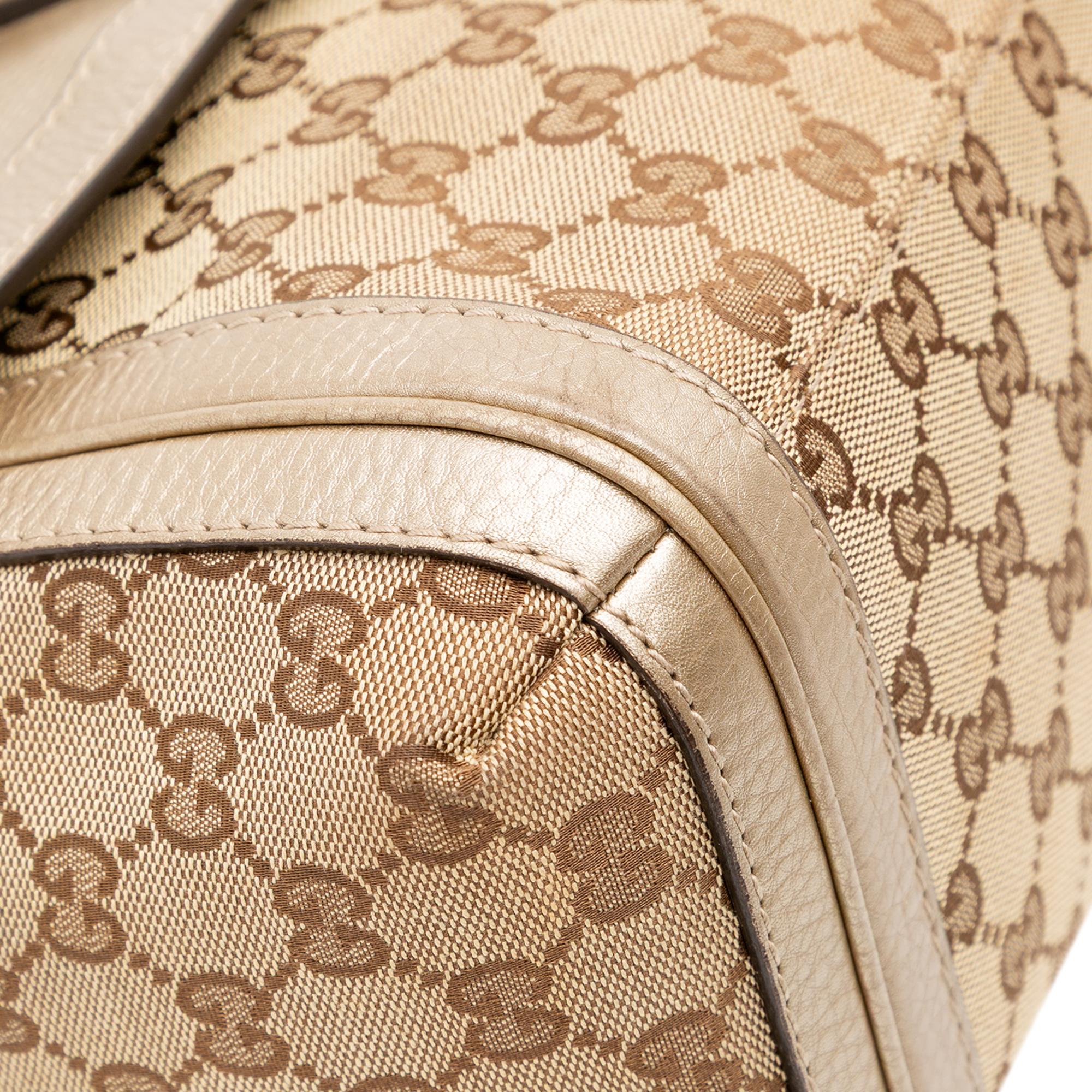 Gucci GG Canvas Bella Flap Satchel