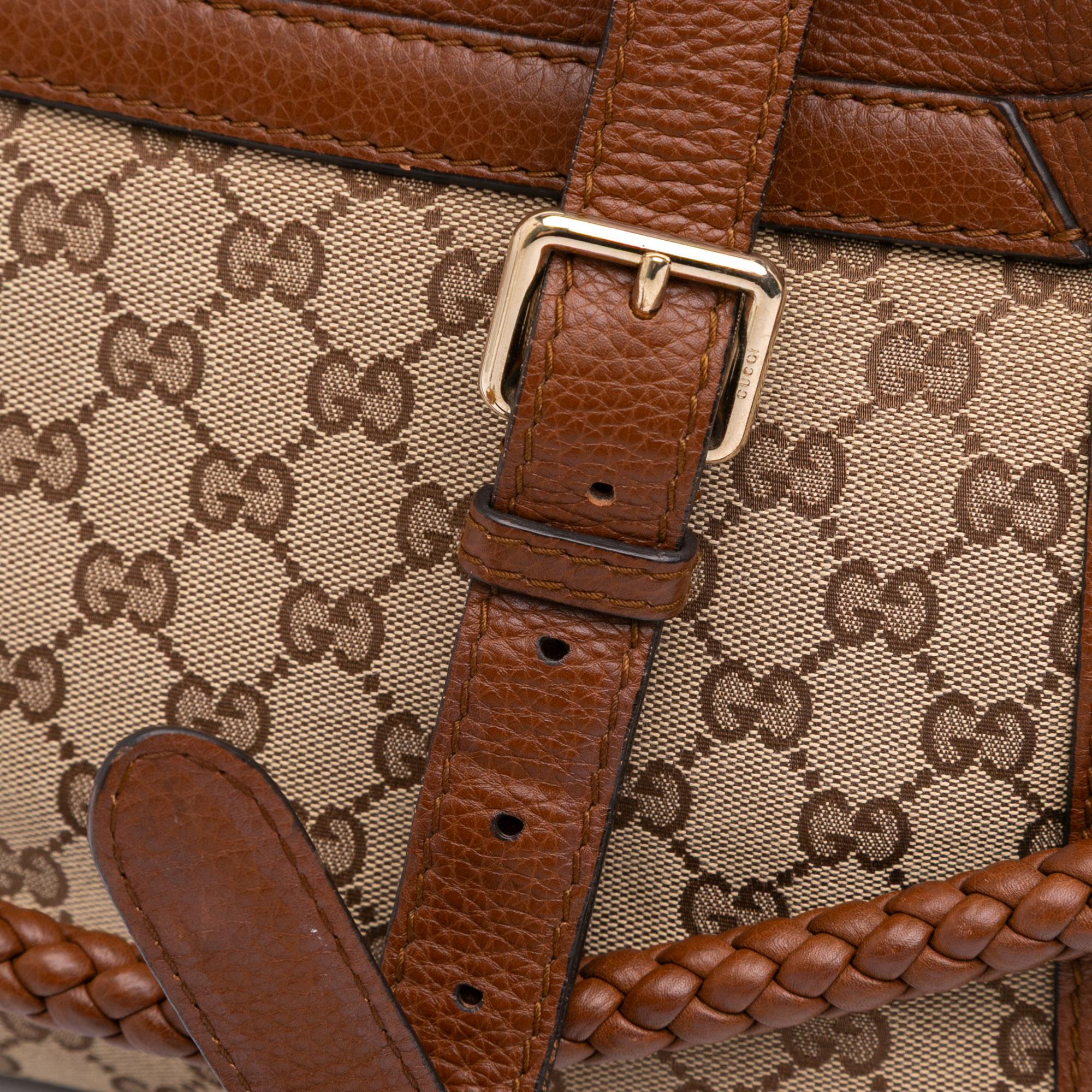 Gucci GG Canvas Bella Flap Satchel