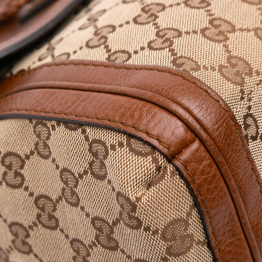 Gucci GG Canvas Bella Flap Satchel
