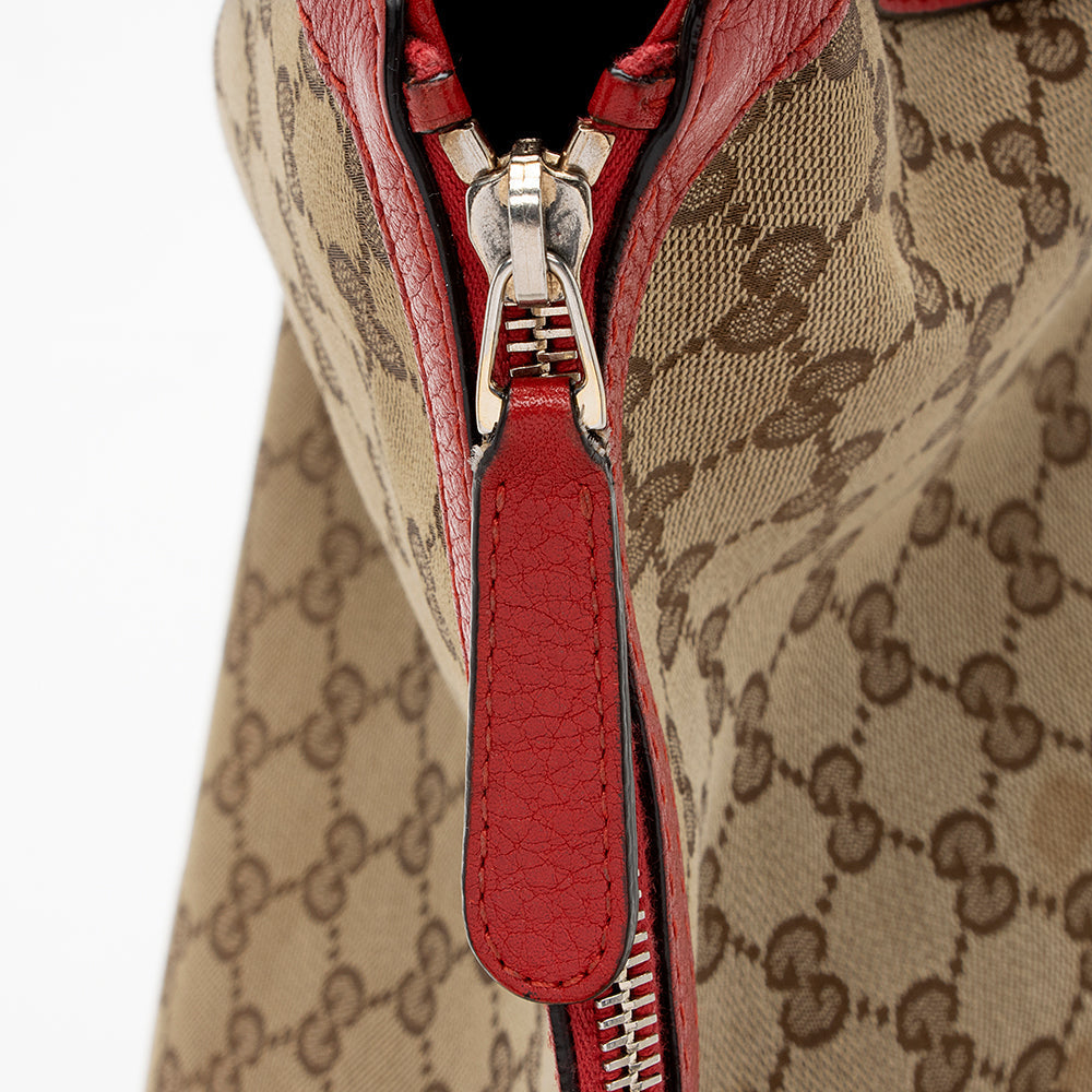 Gucci Gucci Canvas Bella Medium Hobo (SHF-17542)