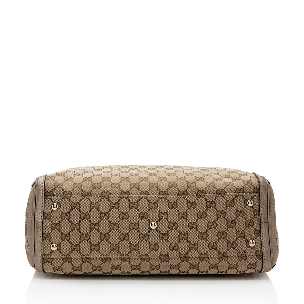 Gucci GG Canvas Bella Medium Tote (SHF-21898)