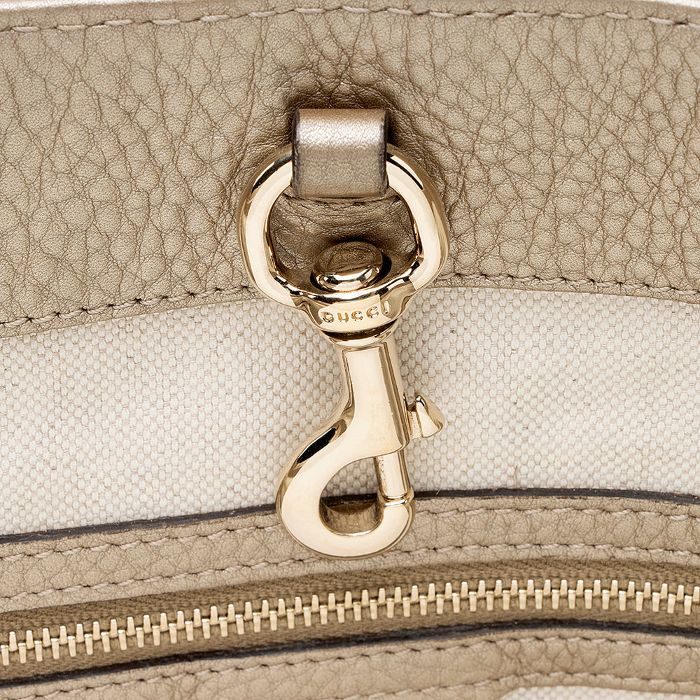 Gucci GG Canvas Bella Medium Tote (SHF-21898)