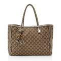 Gucci GG Canvas Bella Medium Tote (SHF-21898)
