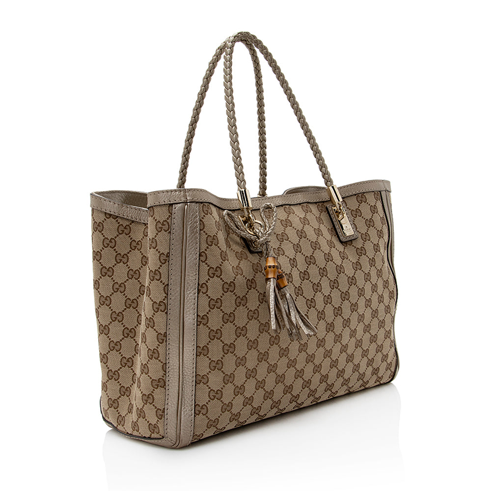 Gucci GG Canvas Bella Medium Tote (SHF-21898)
