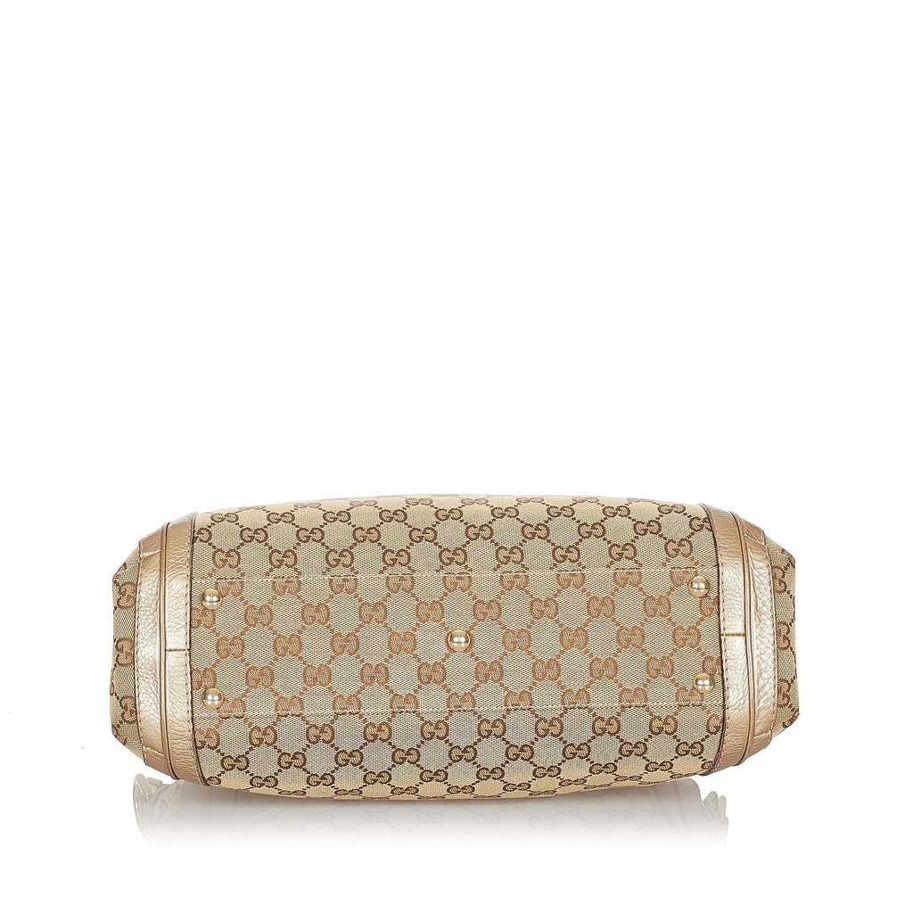 Gucci Gucci Canvas Bella Satchel (SHG-23342)