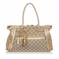 Gucci Gucci Canvas Bella Satchel (SHG-23342)
