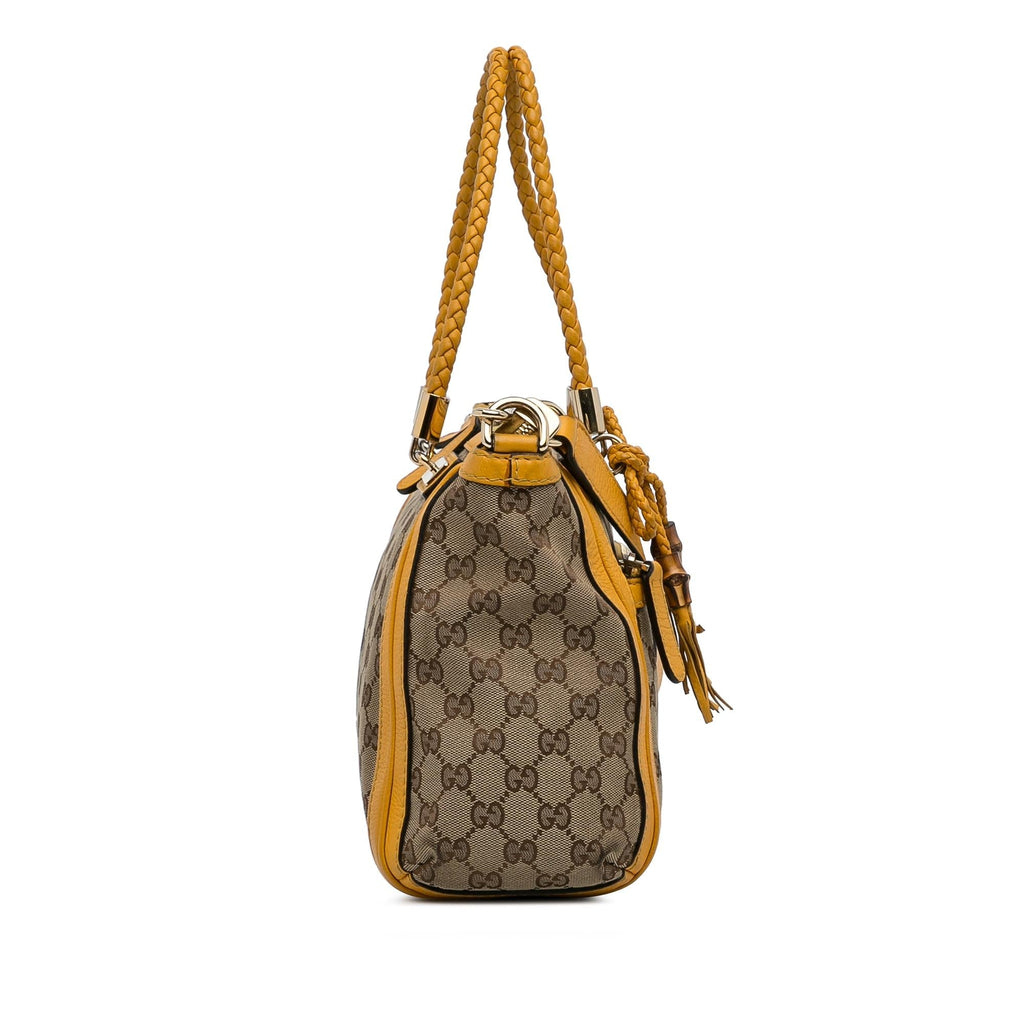 Gucci GG Canvas Bella Satchel (SHG-MKV4Ek)