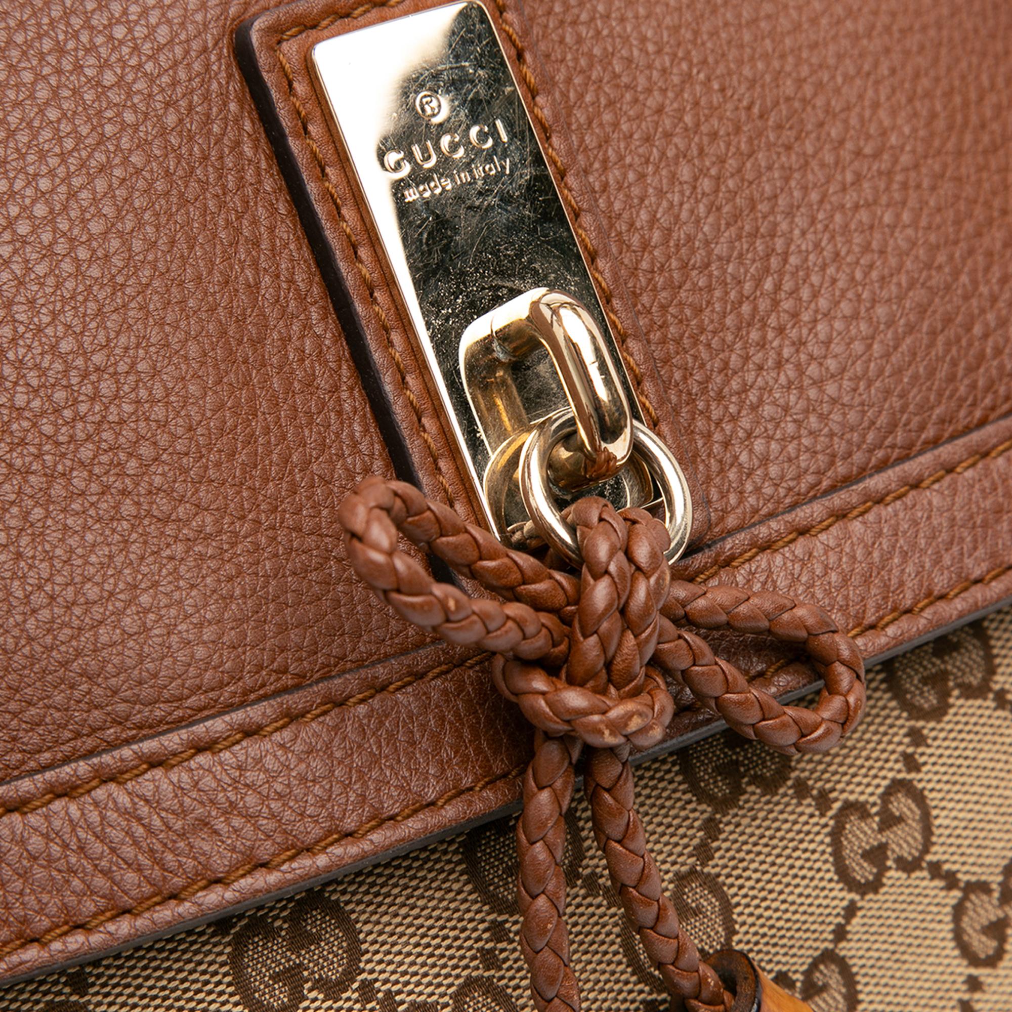 Gucci GG Canvas Bella Satchel