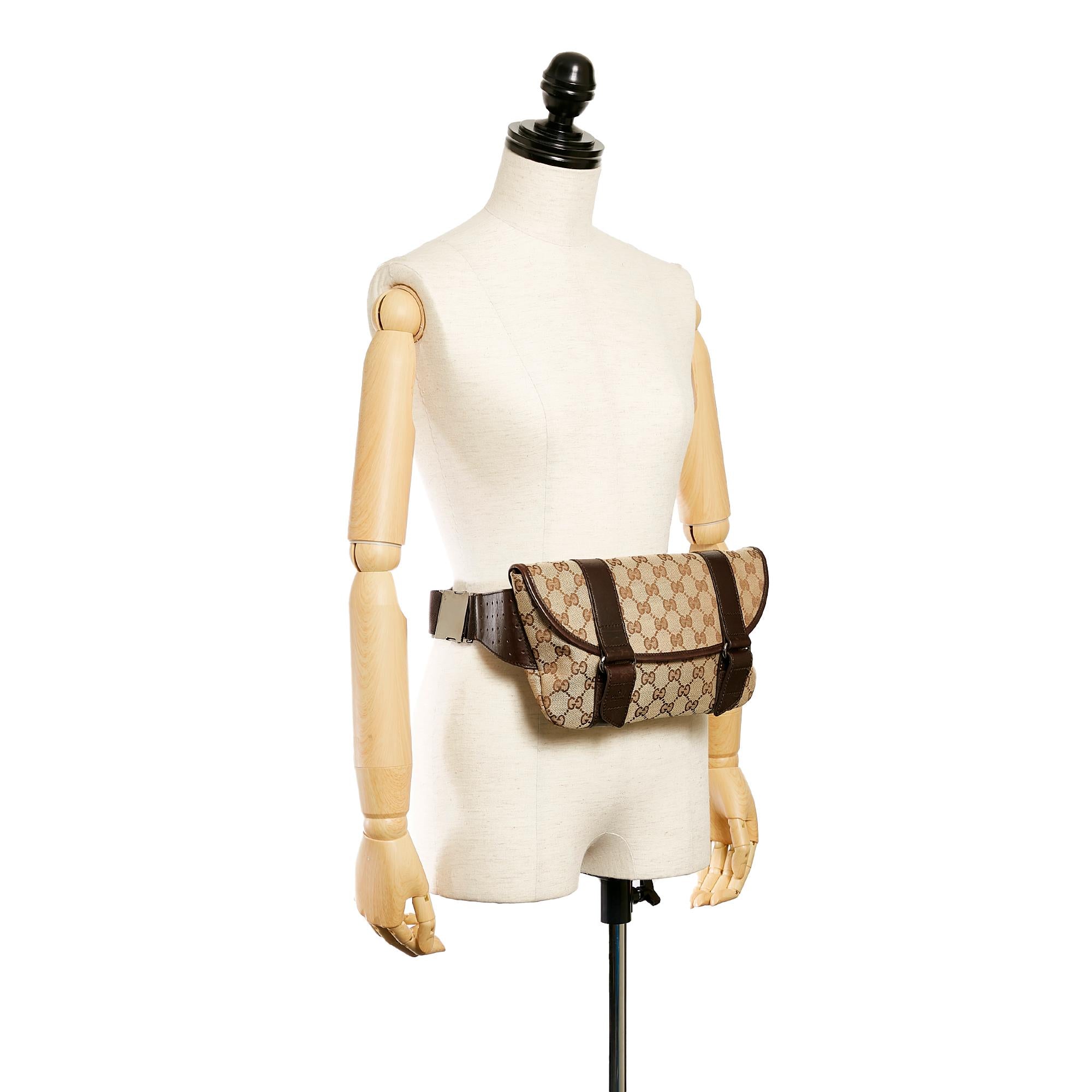 Gucci Gucci Canvas Belt Bag (SHG-27461)
