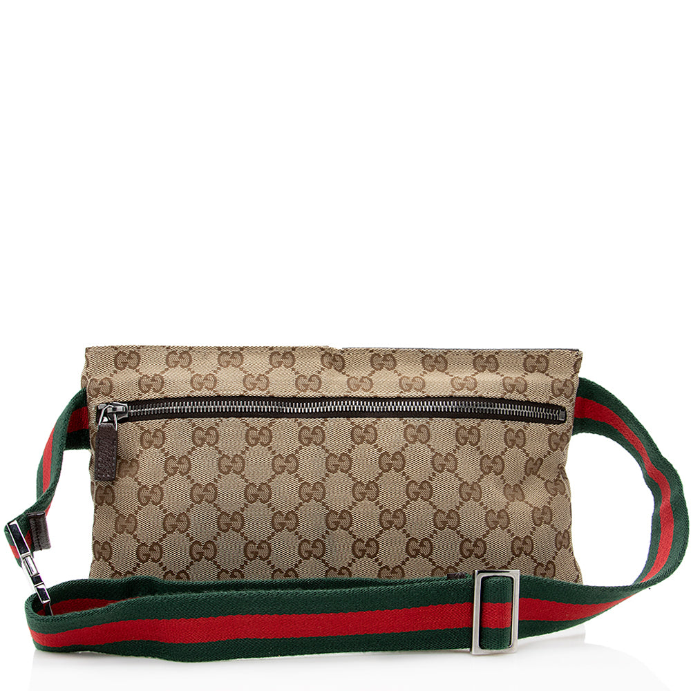 Gucci Gucci Canvas Web Belt Bag (SHF-18769)