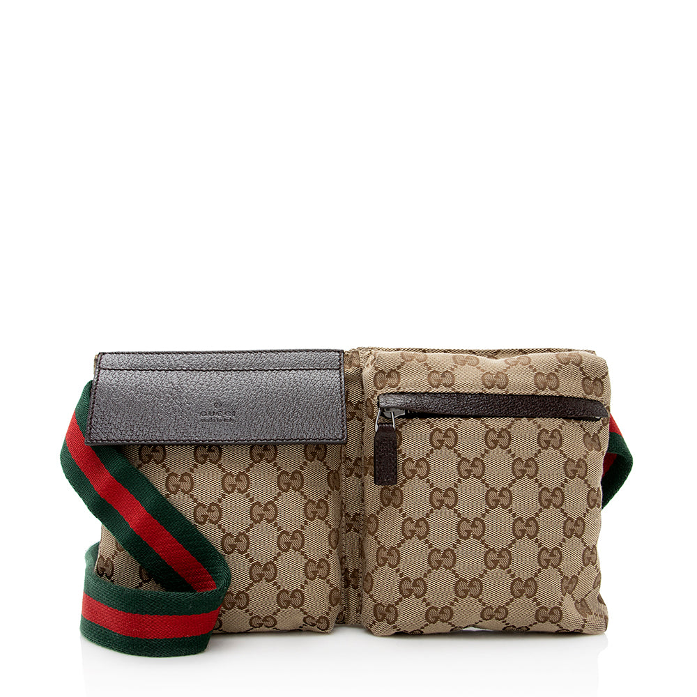 Gucci Gucci Canvas Web Belt Bag (SHF-18769)